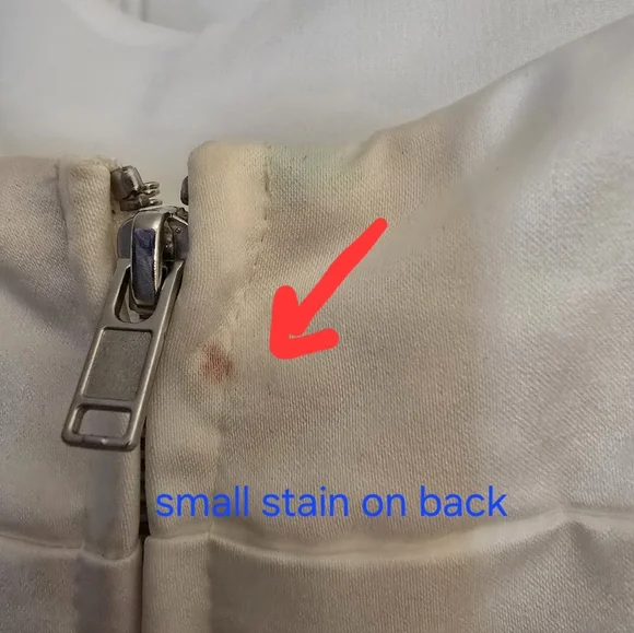 BHLDN White Spaghetti Strap Wedding Event Dress - Picture 4 of 5